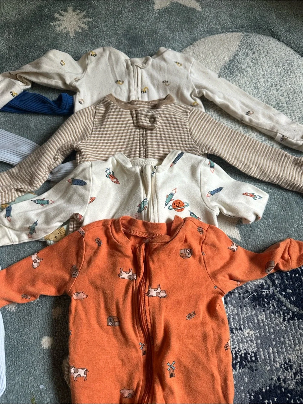Bundle of Baby Boy 3 Months Onesies - 0-3M